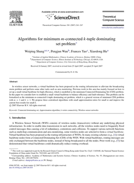 Algorithms for Minimum M-Connected K-Tuple Dominating Set Problem$