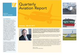 Quarterly Aviation Report