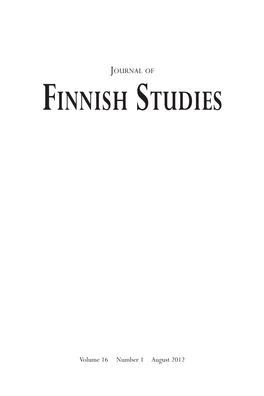 Finnish Studies