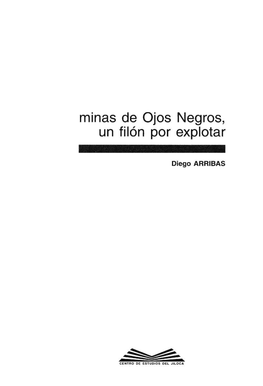 Minas De Ojos Negros, Un Filón Por Explotar