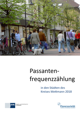 Passanten- Frequenzzählung