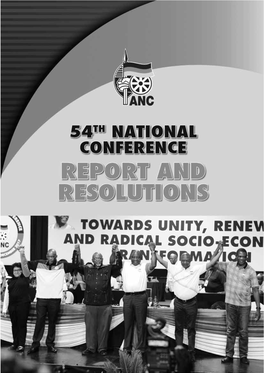 Report of the 54Th National Conference Report of the 54Th National Conference