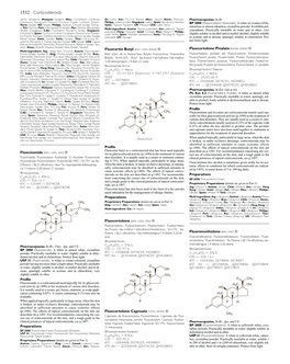 Fluorometholone (BAN, Rinn) ⊗ O Fluoro-11Β,21-Dihydroxy-16Α-Methylpregna-1,4-Diene-3,20-Di- One