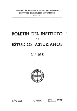 Boletin Del Instituto Estudios Asturianos N.°