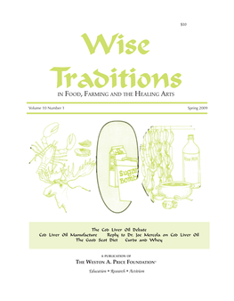 Wise Traditions for Wisetraditions Non Proﬁ T Org