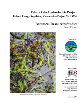 Botanical Resources Studies Final Report