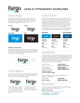 Logo Usage Color System Typography