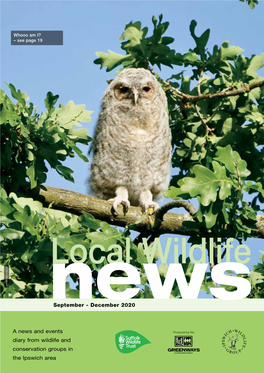 A News and Events Diary from Wildlife and Conservation Groups in The
