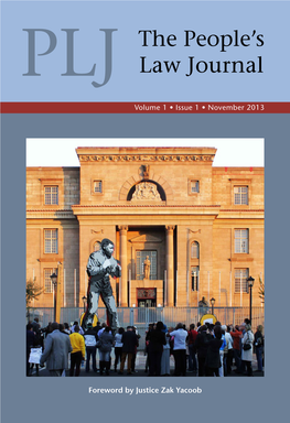 The People's Law Journal