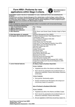 Appropriate Assessment Report