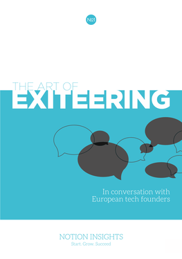 The Art of Exiteering