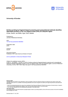 Surface Probing by Fragment-Based