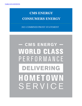 Consumers Energy Cms Energy