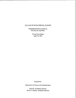 Village of Schaumburg, Illinois