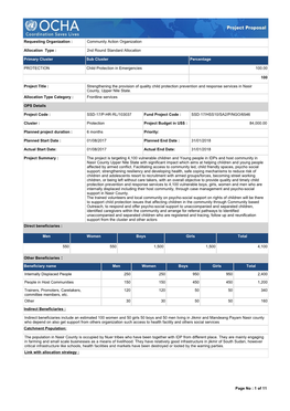 Community Action Organization Allocation Type