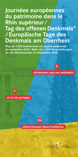 Broschüre Tag Des Offenen Denkmals Am Oberrhein