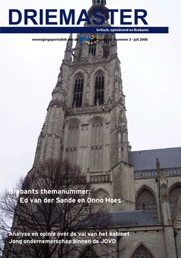 Brabants Themanummer: Ed Van Der Sande En Onno Hoes
