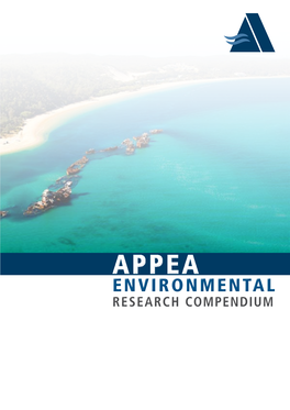 APPEA ENVIRONMENTAL RESEARCH COMPENDIUM 1 Contents