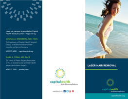 Laser Hair Removal Is Provided at Capital Health Medical Center – Hopewell By