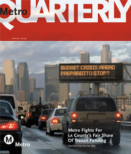 Metro Quarterly, Readers Enjoyed a Transit Account