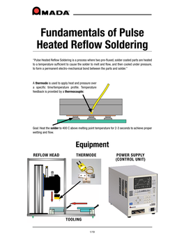 Fundamentals of Hot Bar Reflow Soldering