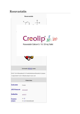 Rosuvastatin