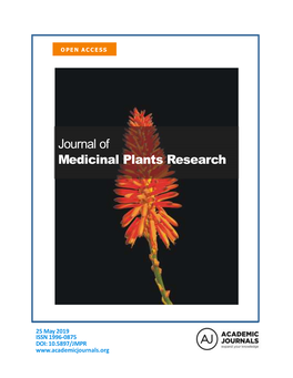 Journal of Medicinal Plants Research