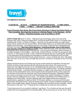 96 Days … 15 Modes of Transportation … 12 Time Zones … 2 Kids … 1 Family … and Not a Single Airplane