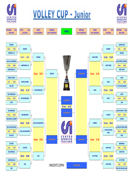 Tabellone Coppa Pallavolo 2013-2014