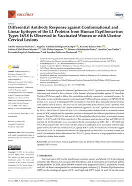 Differential Antibody Response Against Conformational and Linear Epitopes of the L1 Proteins from Human Papillomavirus Types 16