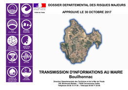 TRANSMISSION D'informations AU MAIRE Bouilhonnac