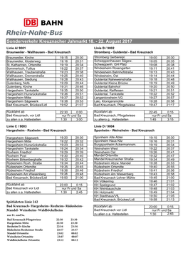 ORN Bad Kreuznach Fahrplan Jahrmarkt 2016.Xlsx