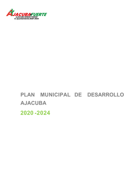 Plan Municipal De Desarrollo Ajacuba 2020 -2024