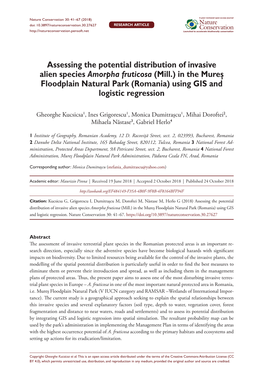 Assessing the Potential Distribution of Invasive Alien Species Amorpha