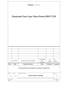 Deepwatertano Cape Three Points