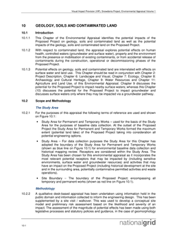 10 Geology, Soils and Contaminated Land