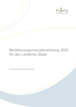 Bevölkerungsvorausberechnung 2025 Für Den Landkreis Stade