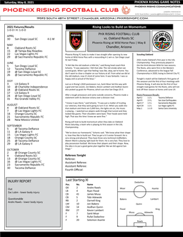 GAME NOTES 5.8.21.Indd