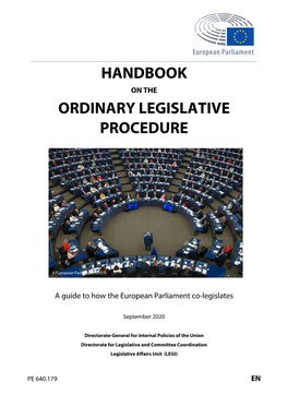 Handbook on the Ordinary Legislative Procedure