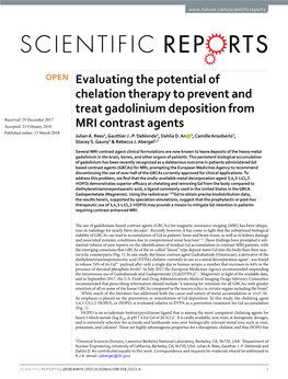 Evaluating the Potential of Chelation Therapy to Prevent and Treat