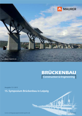 15. Symposium Brückenbau in Leipzig