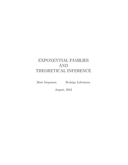 Exponential Families and Theoretical Inference