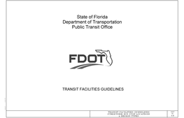 Public Transit Office Department of Transportation State of Florida