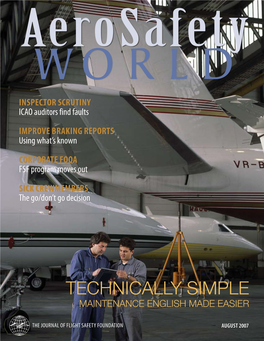 Aerosafety World, August 2007