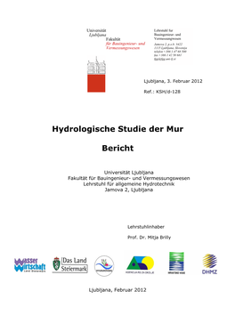 Hydrologische Studie Der Mur Bericht