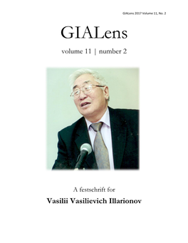Gialens 2017 Volume 11, No