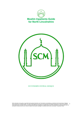 Muslim Inpatients Guide for North Lincolnshire