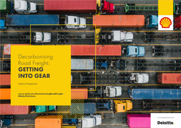 Decarbonising Road Freight: GETTING INTO GEAR