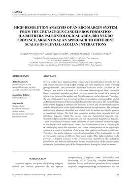 High-Resolution Analysis of an Erg-Margin System From