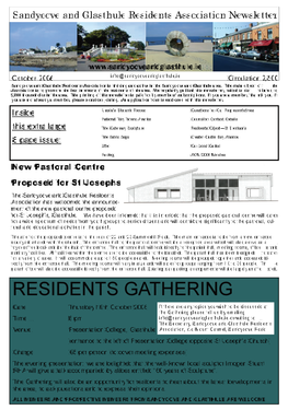 SGRA October 2006 Newsletter